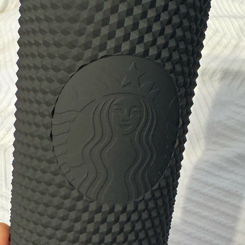 STARBUCKS Walt Disney World 50th Anniversary Geometric Black Tumbler -New - Picture 3 of 7